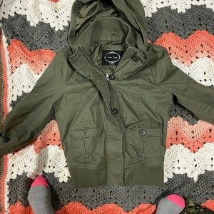 Women’s olive green jacket